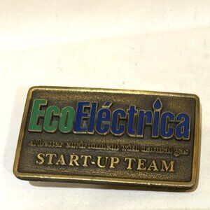 Hit Belt Buckle for Eco Electrical Start-Up Team Made in USA Better Environment